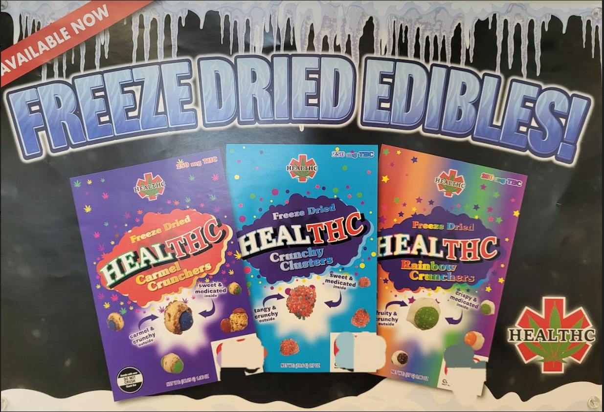 Rainbow Crunchers Freeze Dried Edibles 250mg