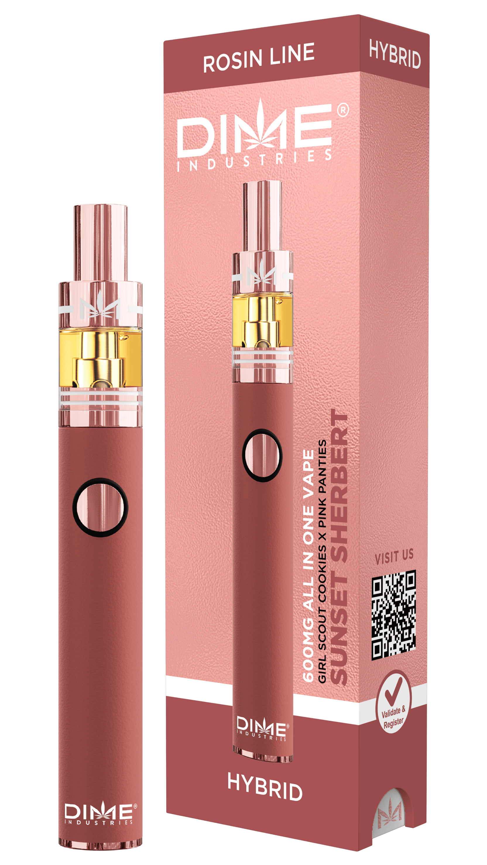 Rosin Sunset Sherbert 600mg Disp Vape