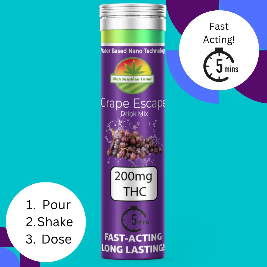 Grape 200mg Drink Mix