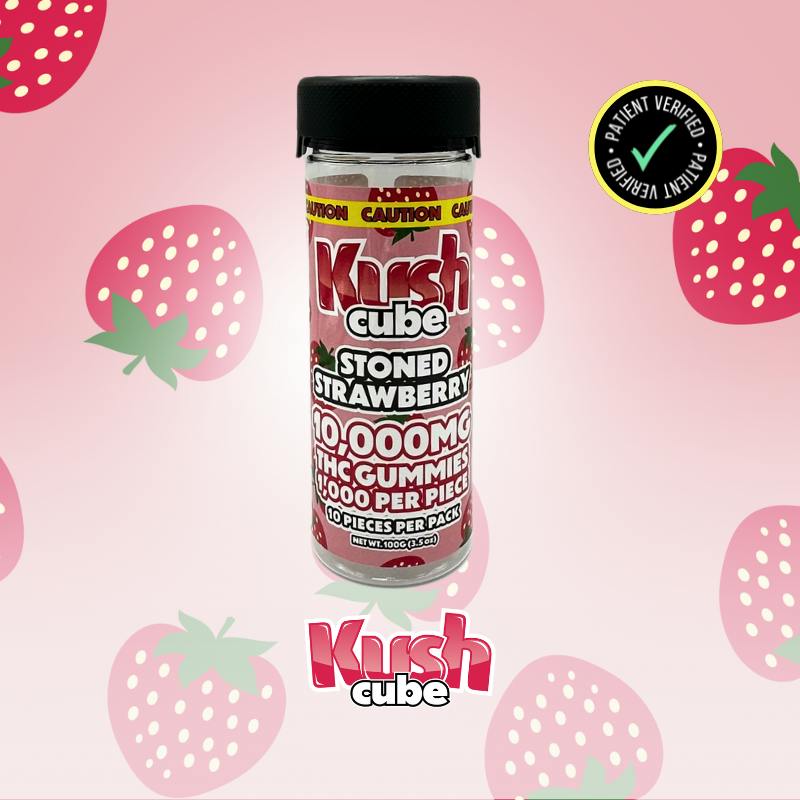 Stoned Strawberry 10,000mg Gummies 10pk