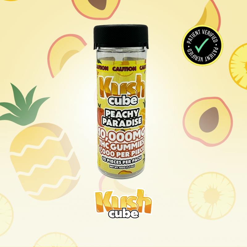 Peachy Paradise 10,000mg Gummies 10pk