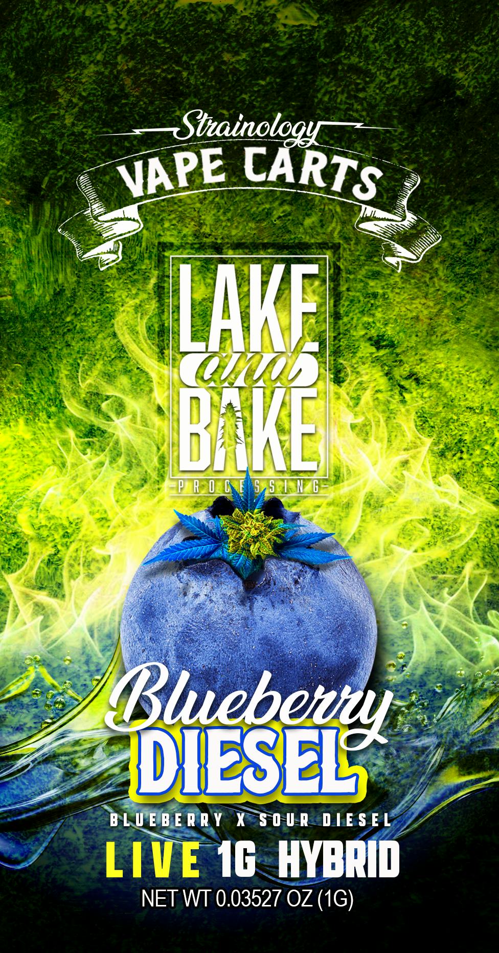 LIVE Blueberry Diesel 1g 510 Vape (I)
