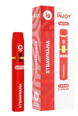 Cure Injoy Strawnana 2g Disp Vape (S)