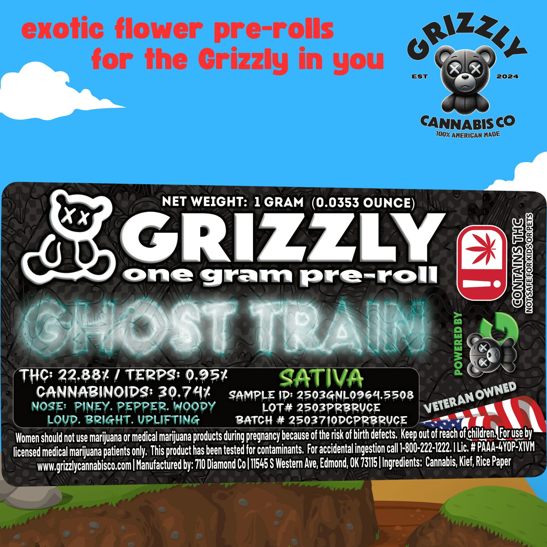 Ghost Train 1g Preroll (S)