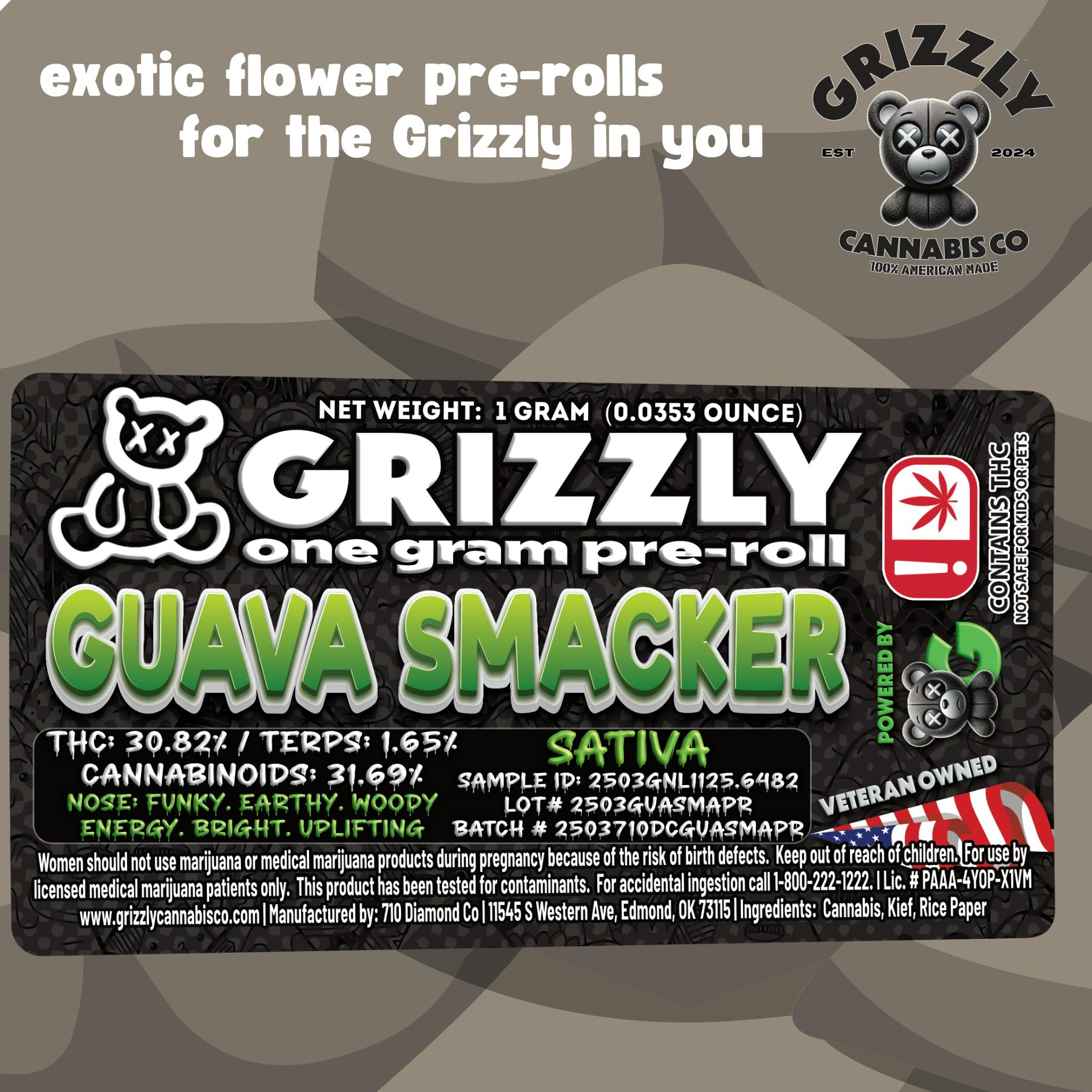 Guava Smacker 1g Preroll (S)