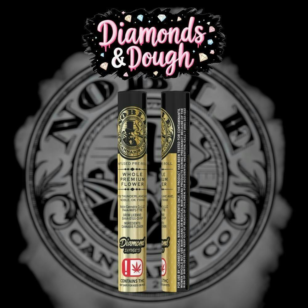 Diamonds & Dough 1g Diamond Infused Pre Roll (H)