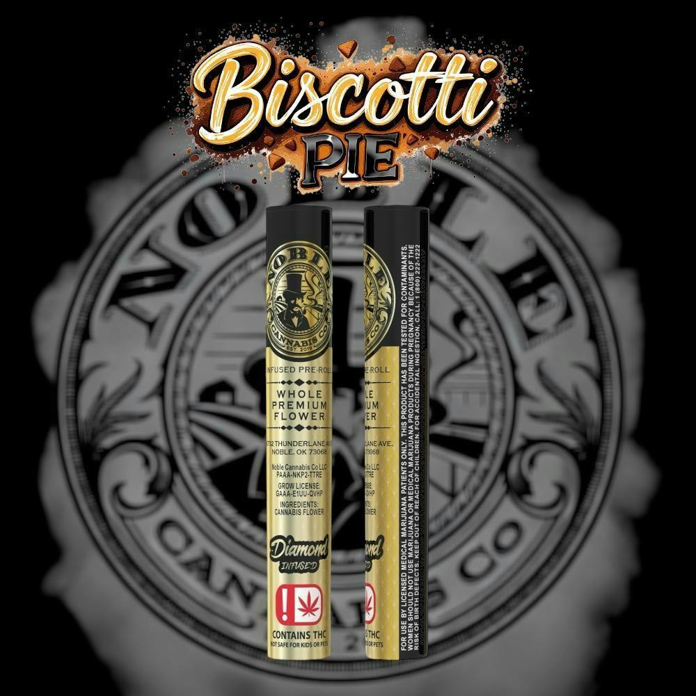 Biscotti Pie 1g Diamond Infused Pre Roll (H)