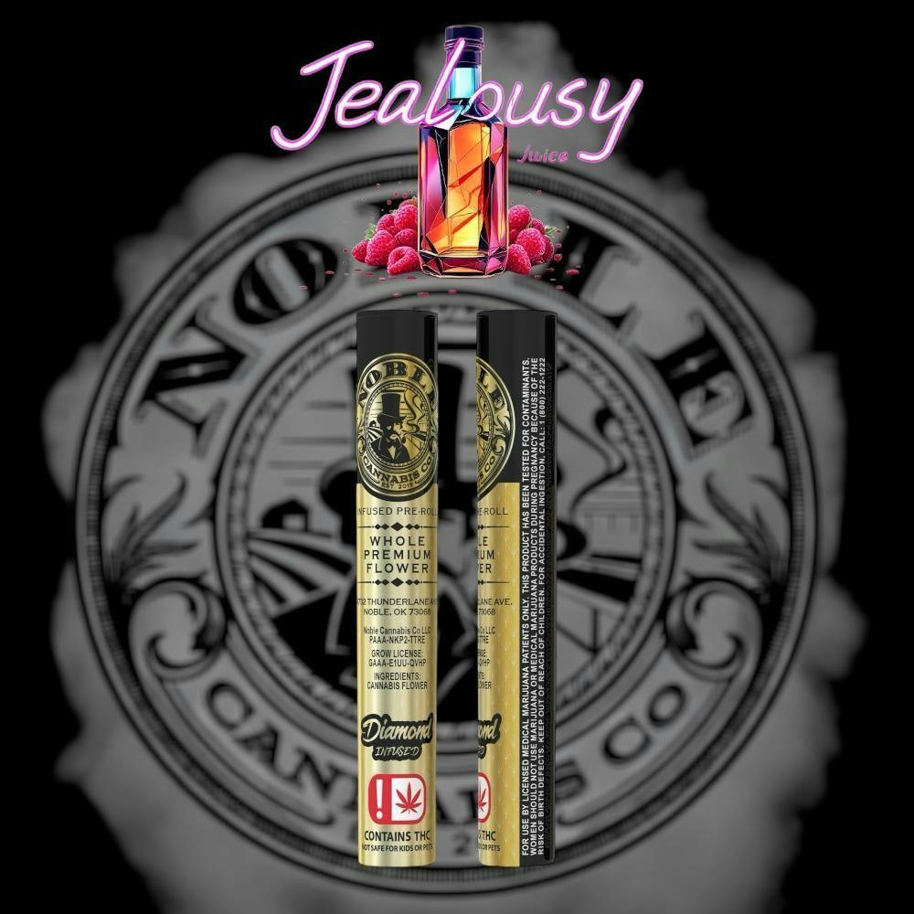 Jealousy Juice 1g Diamond Infused Pre Roll (H)