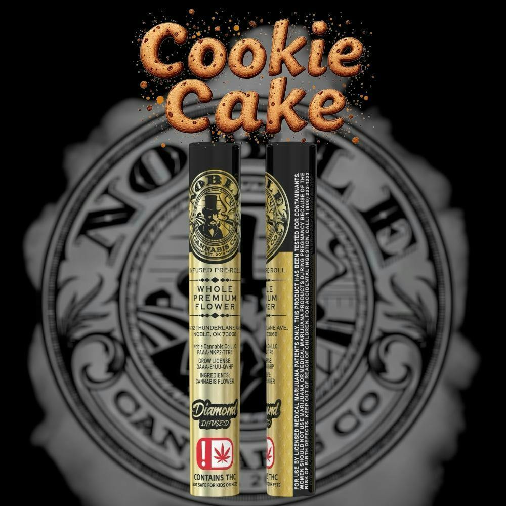 Cookie Cake 1g Diamond Infused Pre Roll (I)