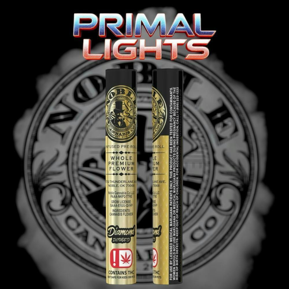 Primal Lights 1g Diamond Infused Pre Roll (H)