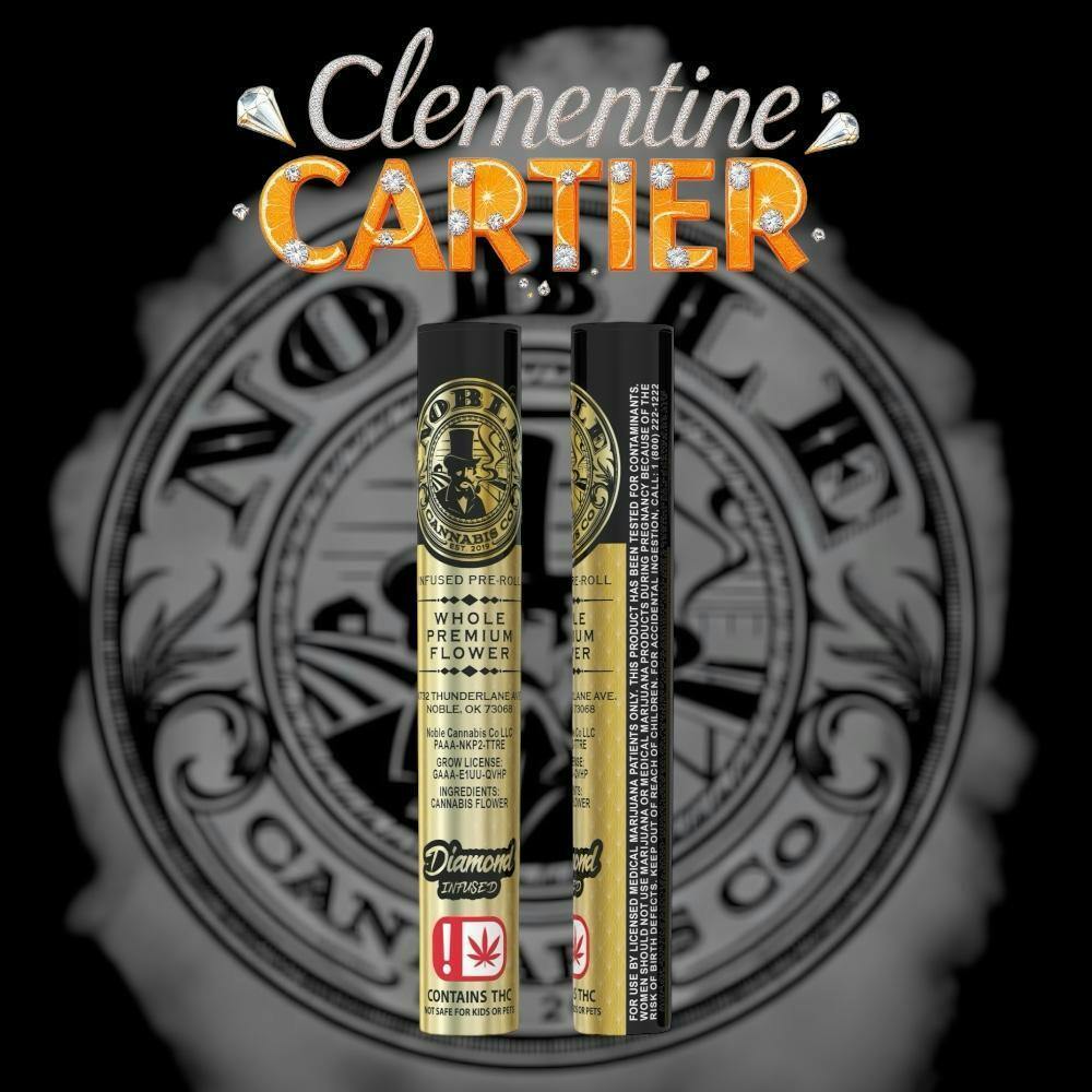 Clementine Cartier 1g Diamond Infused Pre Roll (S)