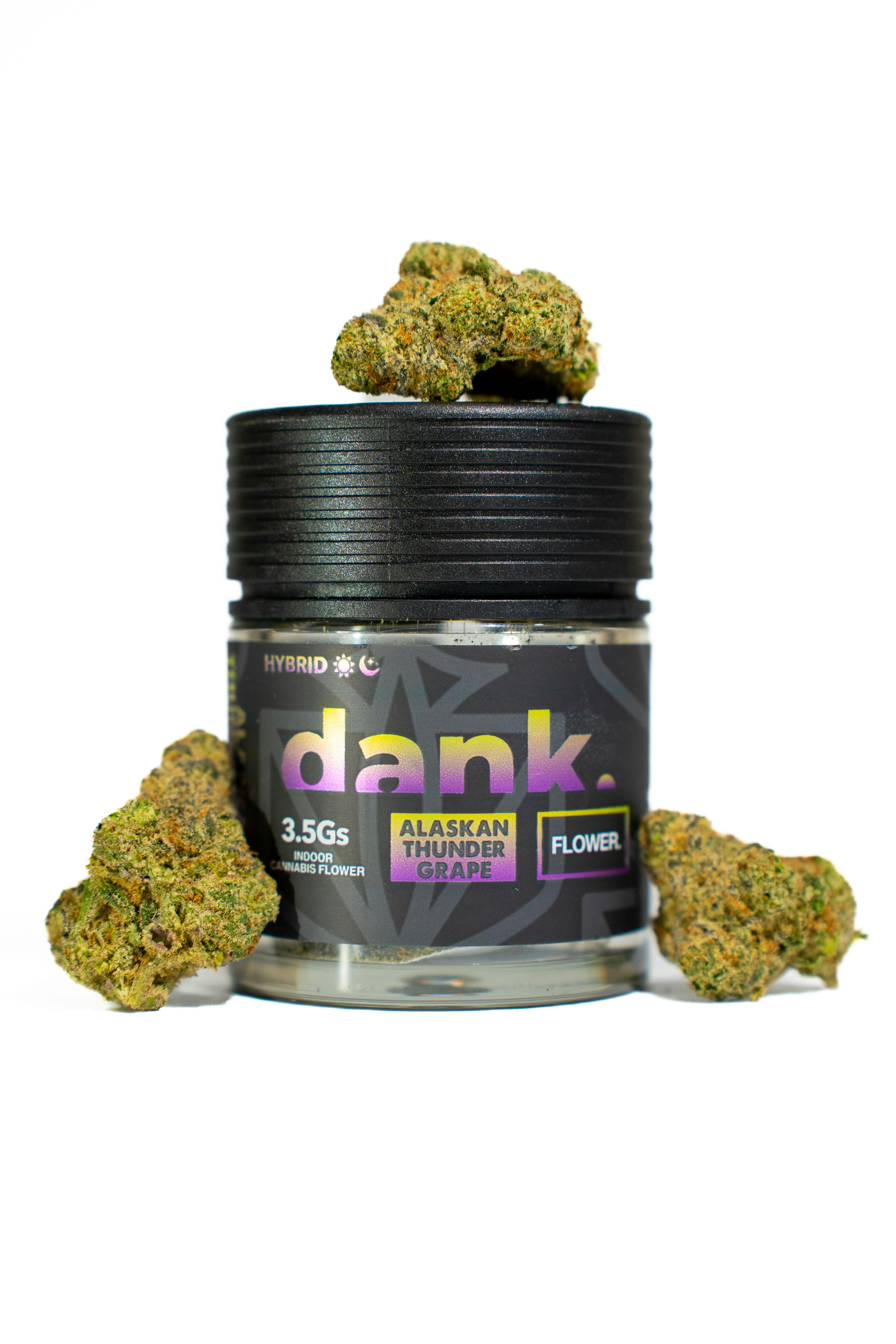 Dank | Flower | Alaskan Thunder Grape (Hybrid) | 3.5g