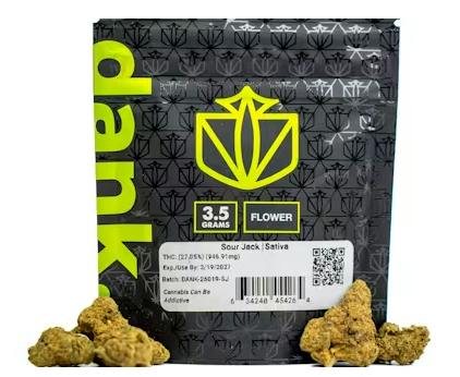 Dank | Flower | Indoor - Bagged | Sour Jack (Sativa) | 3.5g
