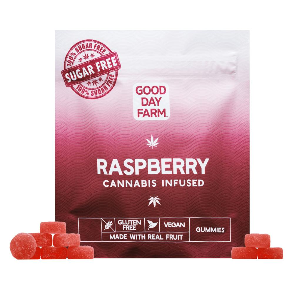 GDF: Sugar-Free Gummies | Raspberry | 200mg | 10pk at Good Day Farm Bossier City