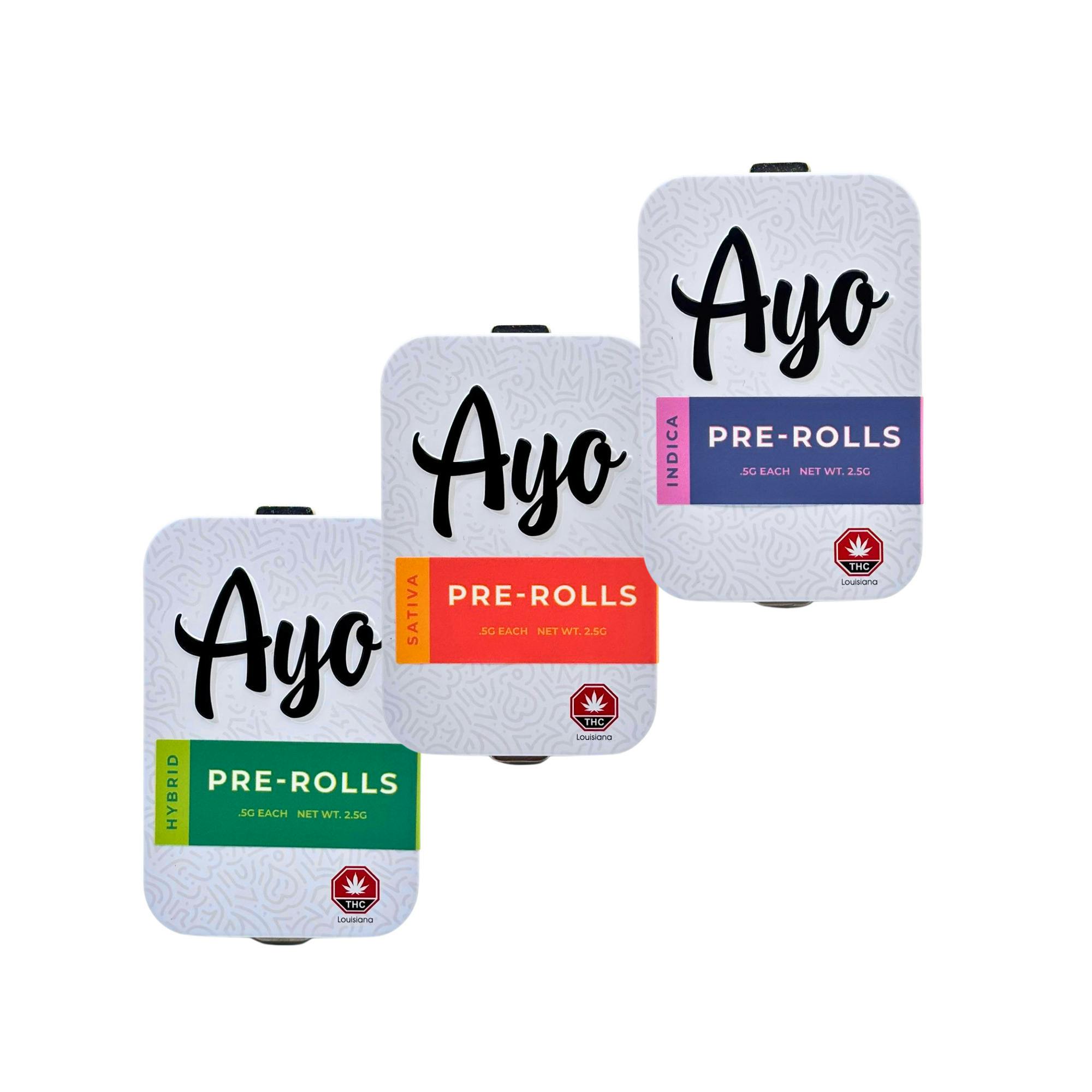Ayo: Pre-Roll Pack | Lemon Skunk | 0.5g ea | 5pk