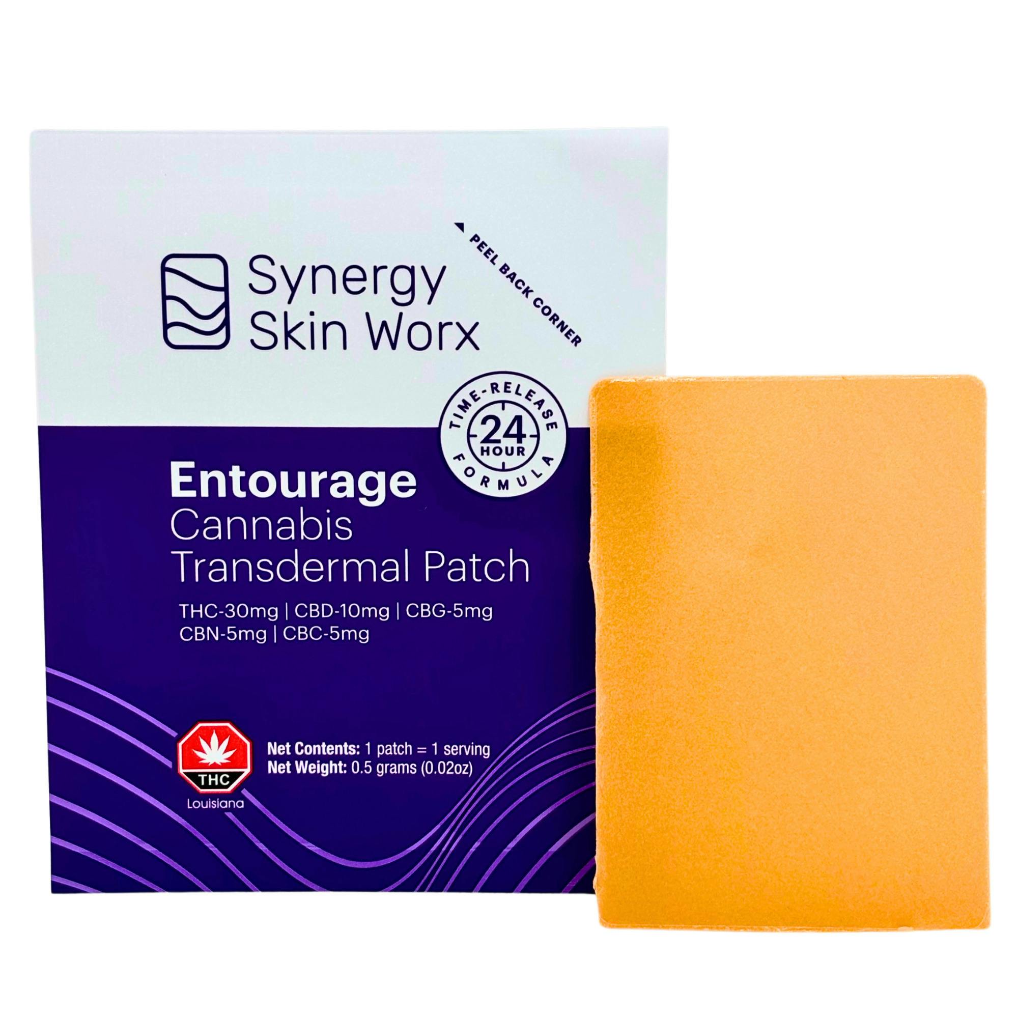 Synergy Skin Worx: Patch | Entourage Transdermal | 30mg THC : 10mg CBD : 5mg CBG : 5mg CBN : 5mg CBC