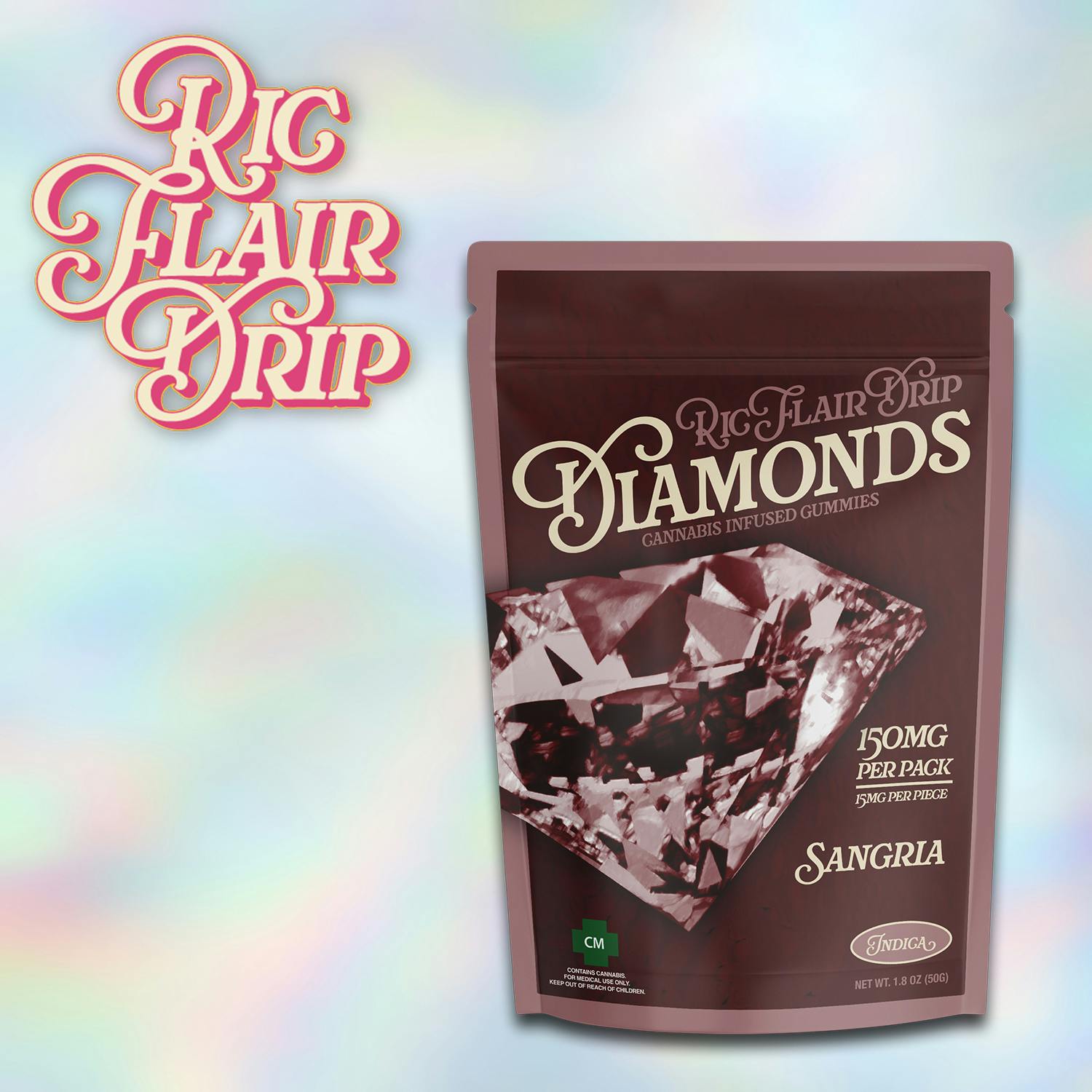 Diamonds Sangria Gummies 15 mg Indica 150 mg