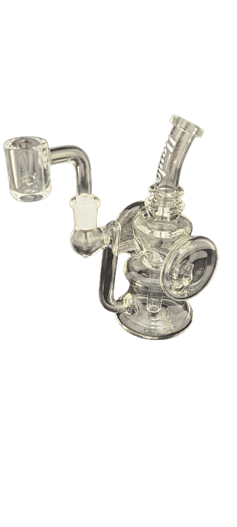 Haute Dab Rig-Dual Disc Recycler 5"