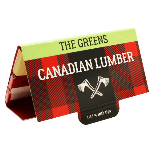 Canadian Lumber Rolling Papers-The Greens 1 1/4
