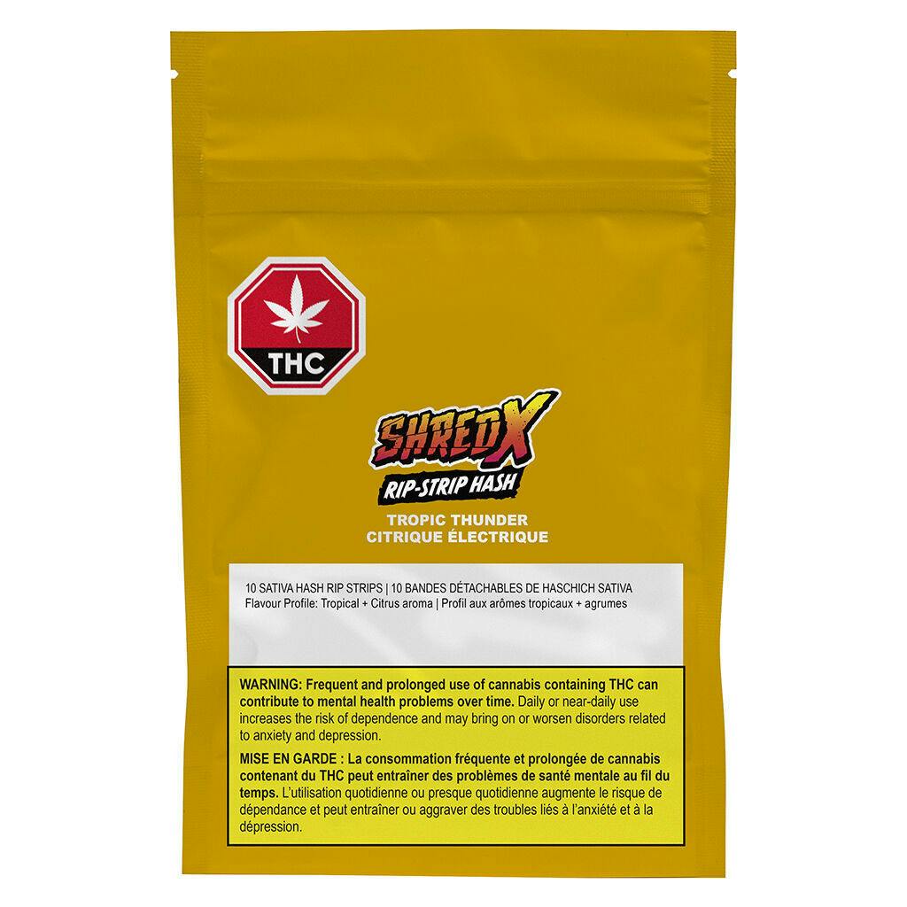 SHRED X - Tropic Thunder Rip-Strip Hash - Sativa - 2g