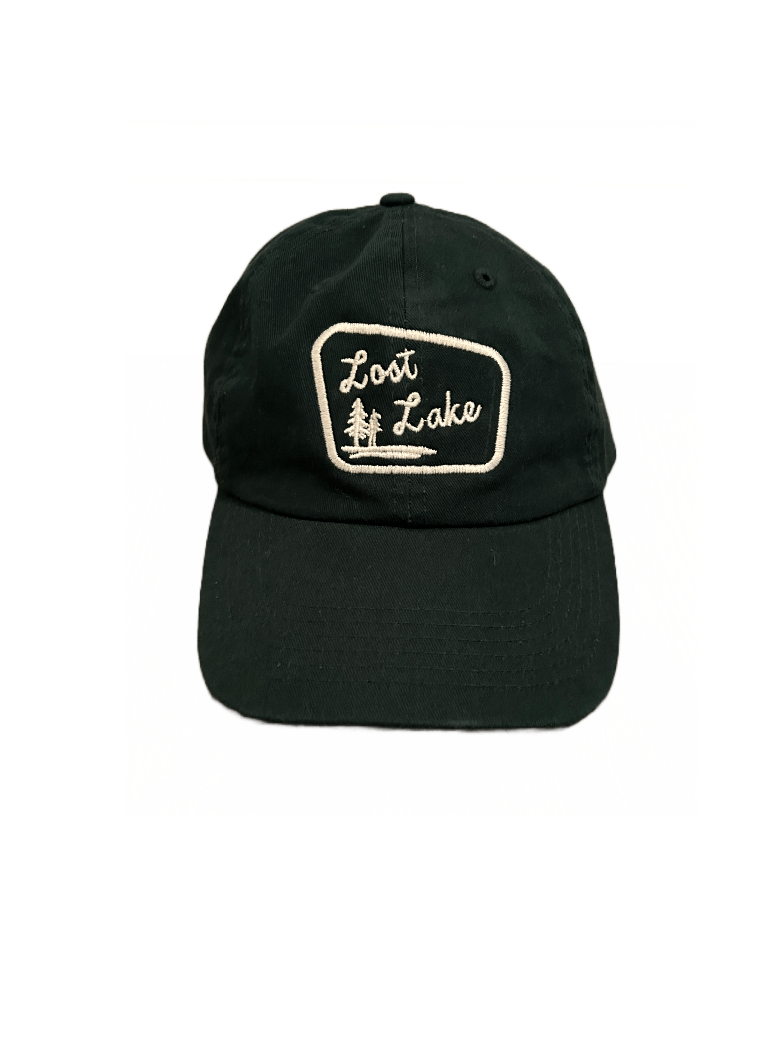 Lost Lake - Dad Hat - Forest Green