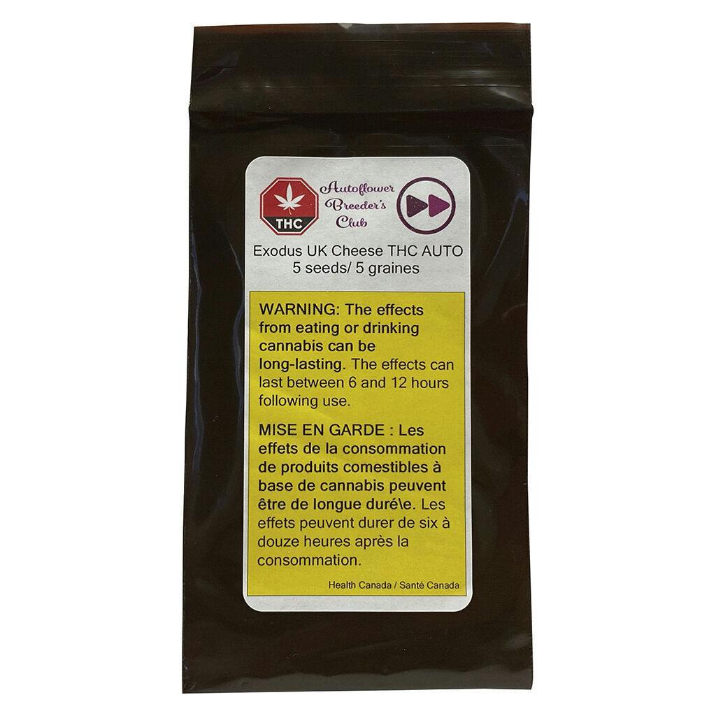 Autoflower Breeder's Club - Exodus UK Cheese THC Seeds (Autoflower) - 5 Pack