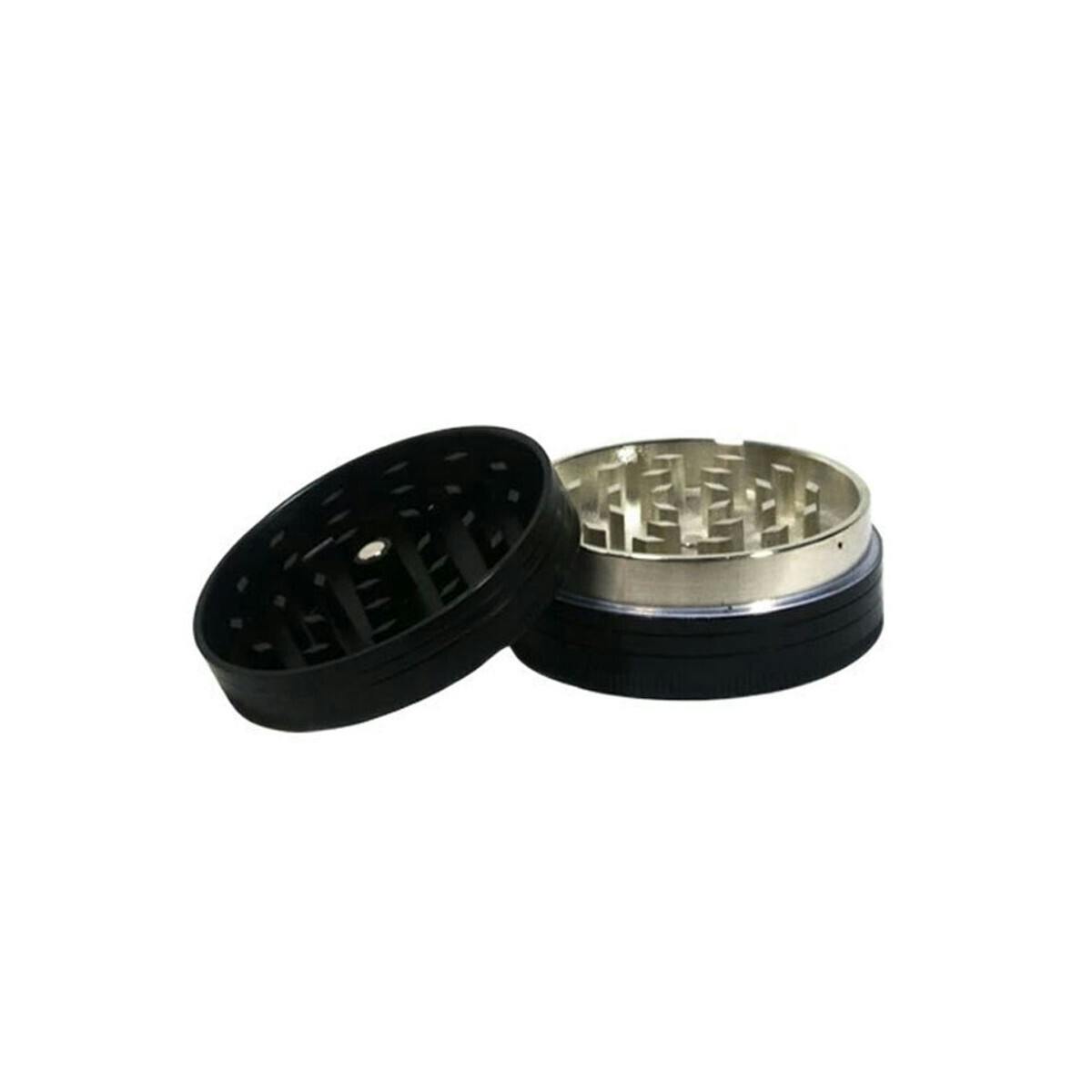 Infyniti - 2.5" 2-Piece Aluminum Grinder - Black