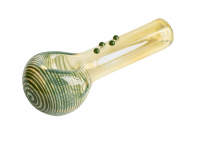 Red Eye Glass - 3.5" Fiesta Hand Pipe - Blue