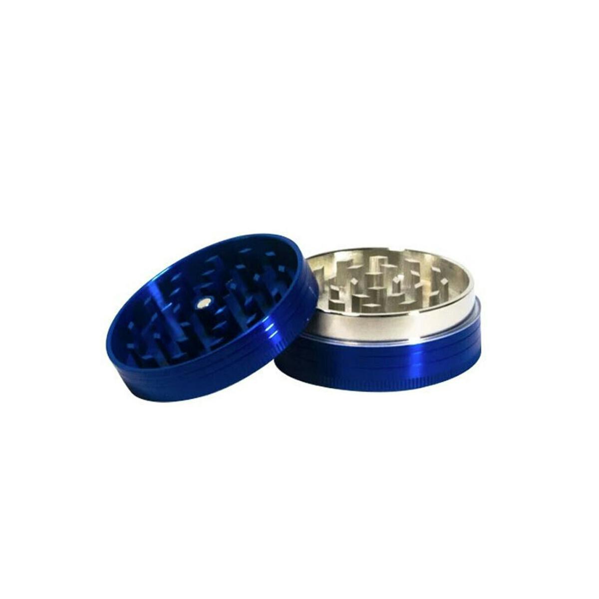 Infyniti - 2.5" 2-Piece Aluminum Grinder - Blue