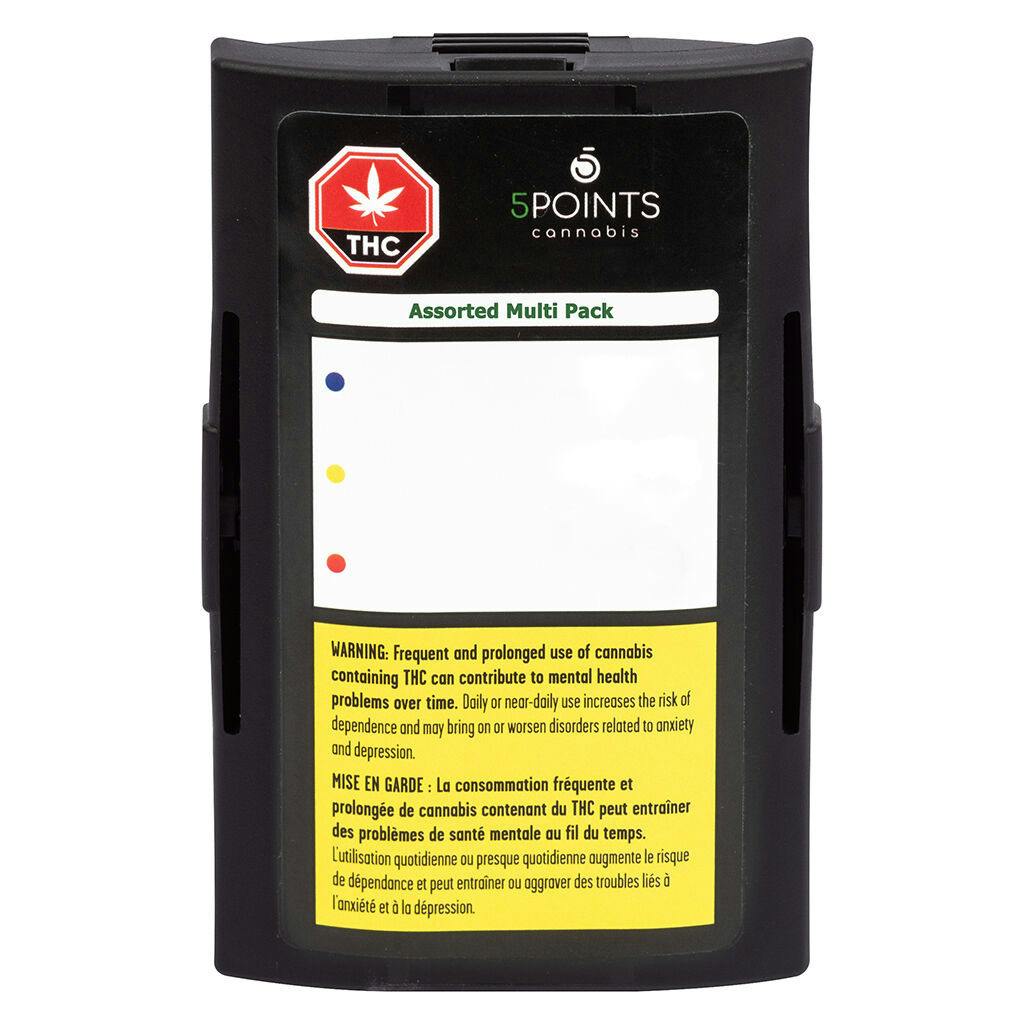 5 Points Cannabis - Assorted Multi Pack Pre-Roll Hybrid - 12x0.3g