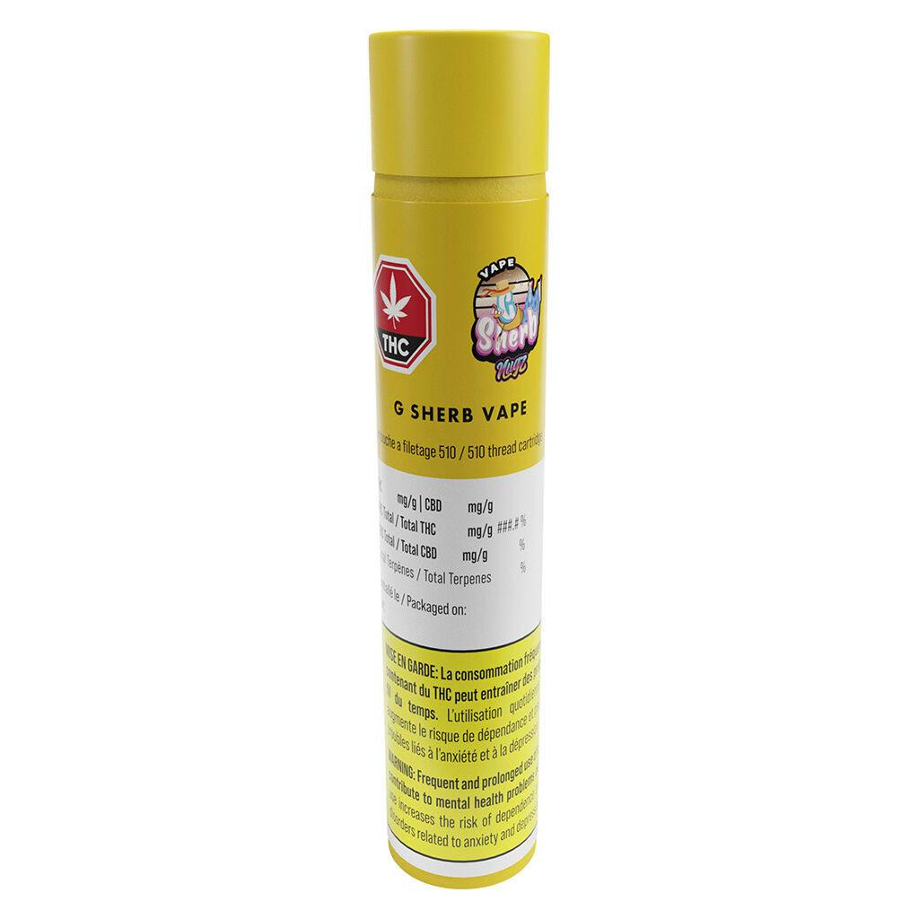 Nugz - G Sherb 510 Thread Cartridge Hybrid - 1g