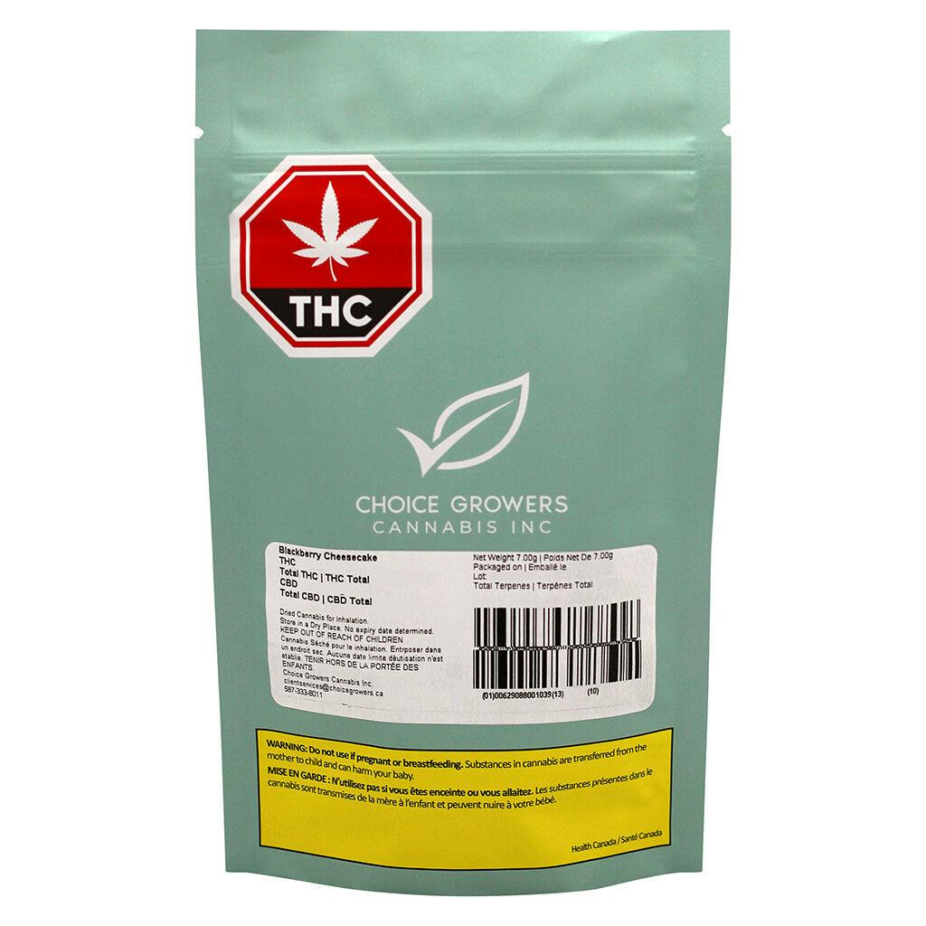 Choice Growers - Blackberry Cheesecake Whole Flower Indica - 7g