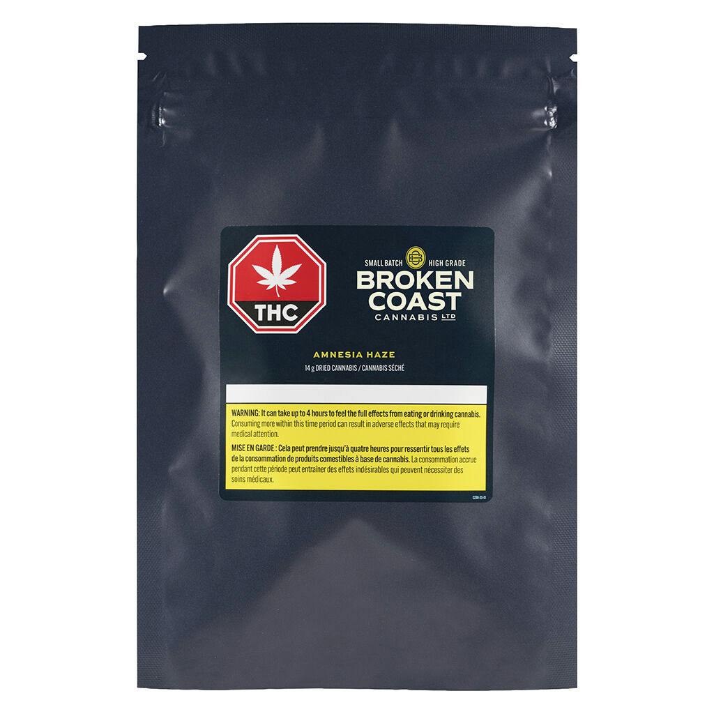 Broken Coast Cannabis - Amnesia Haze Sativa - 14g