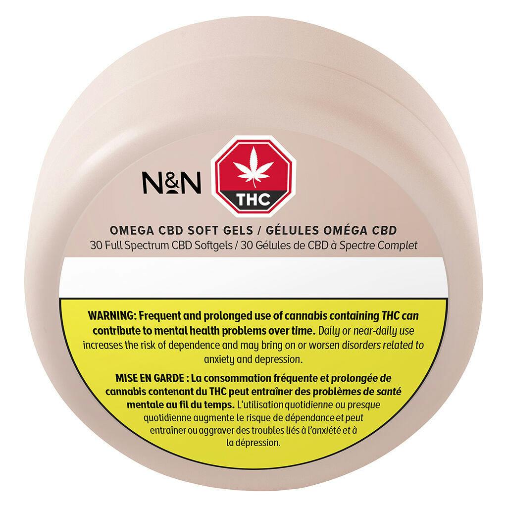 Noon & Night - Omega CBD Soft Gels Hybrid - 30 caps
