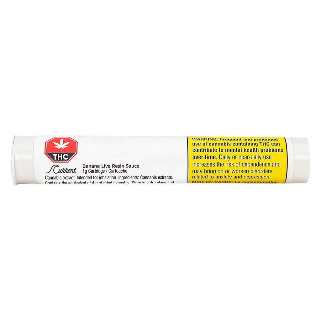Current - Banana Live Resin 510 Thread Cartridge Sativa - 1g