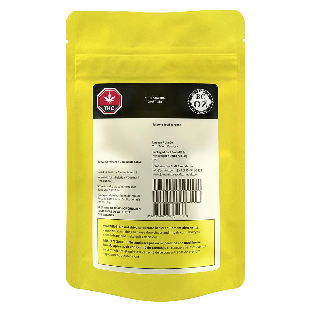 BC OZ - Sour Sangria Craft Sativa - 28g