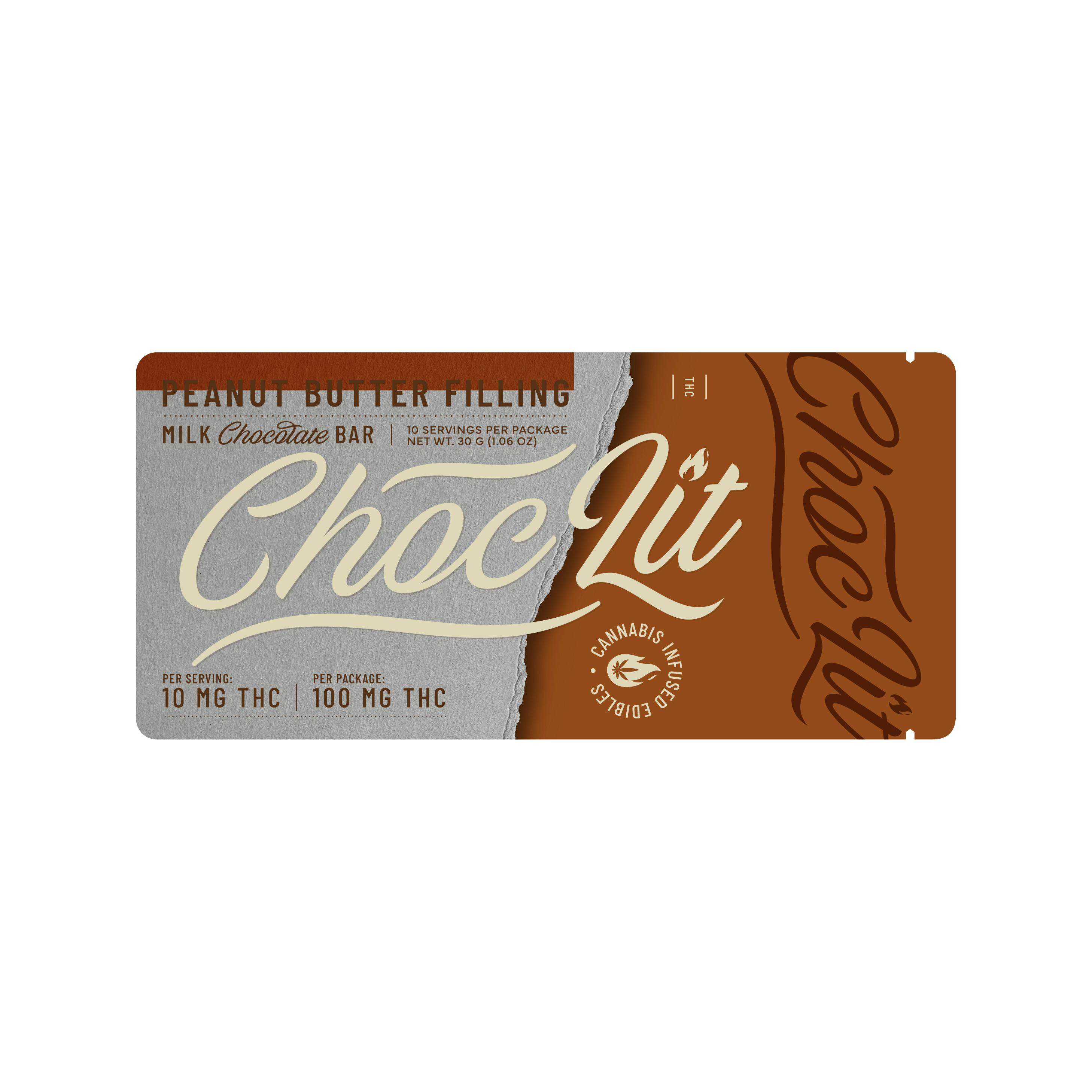 CHOCLIT | Peanut Butter Filling I Chocolate Bar | Hybrid | 07-06B