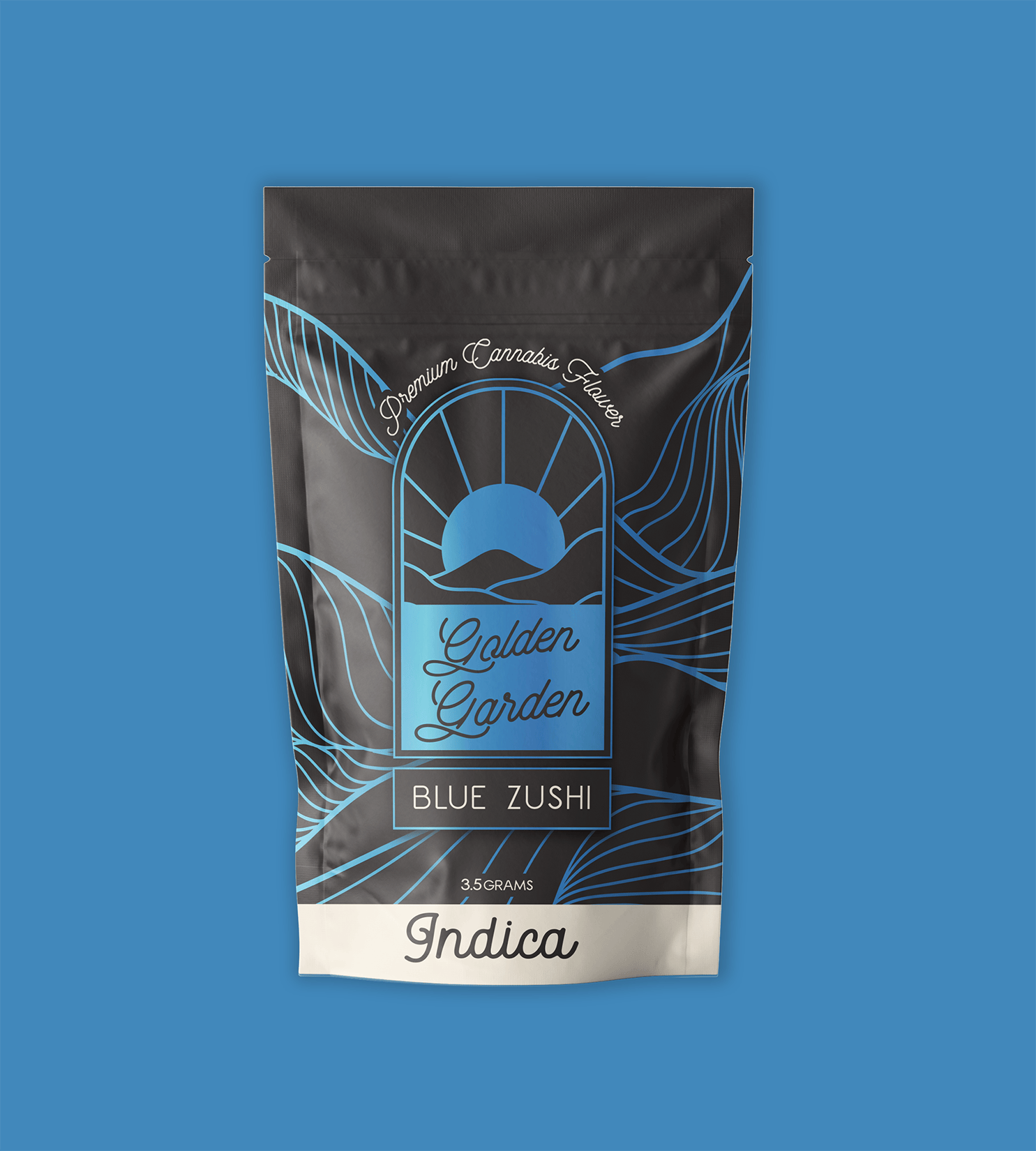 GOLDEN GARDEN | Blue Zushi | 3.5g | Indica | 11-12B