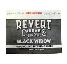 Black Widow | Infused Ground Flower | 14g by Revert