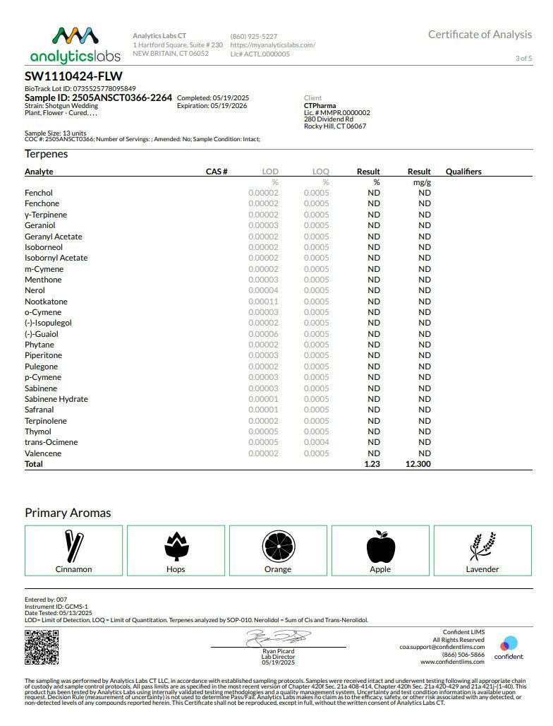 Mendo Wedding Whole Flower 3.5g (25900)