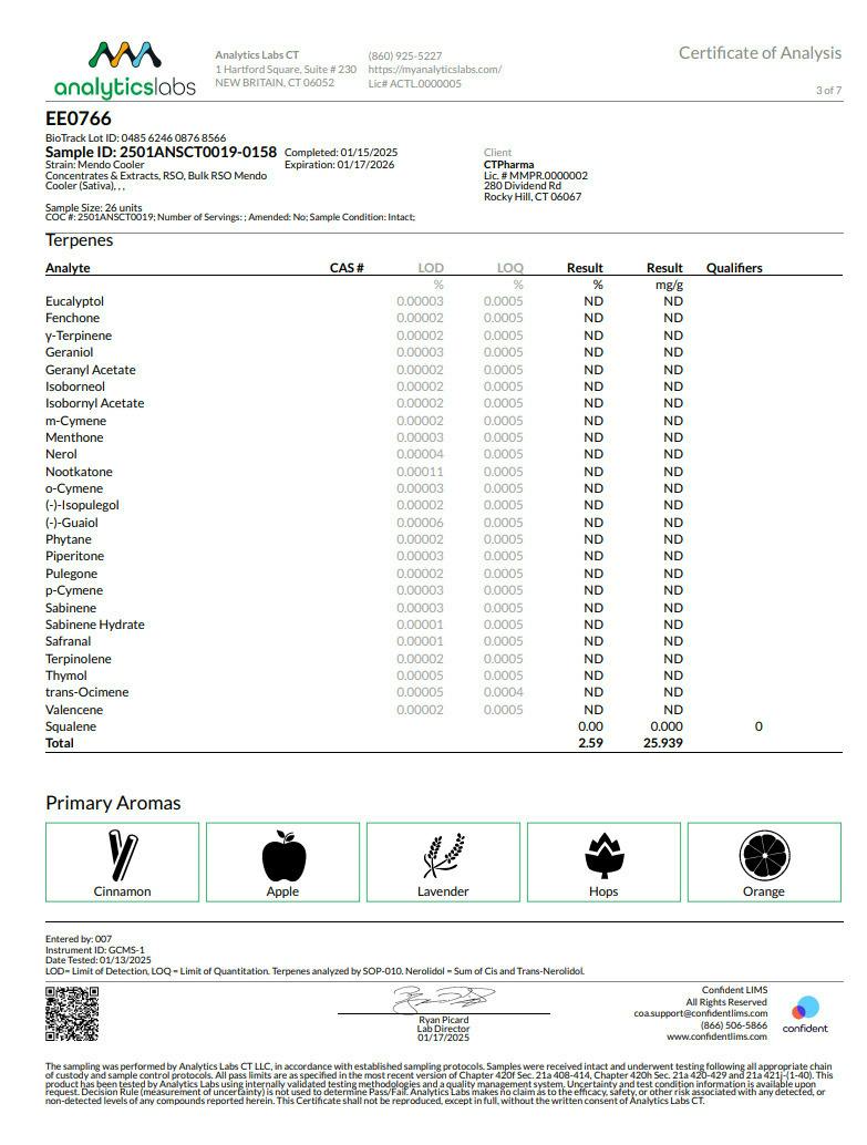 RSO Mendo Cooler Syringe 1g (25507) at Curaleaf Dispensary Groton