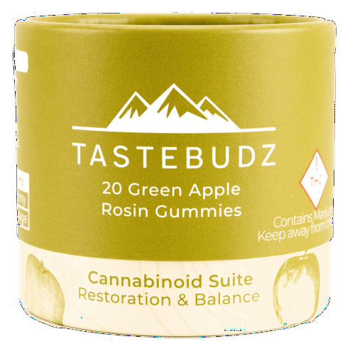 TasteBudz Gummies - Green Apple CBC:CBG:THC