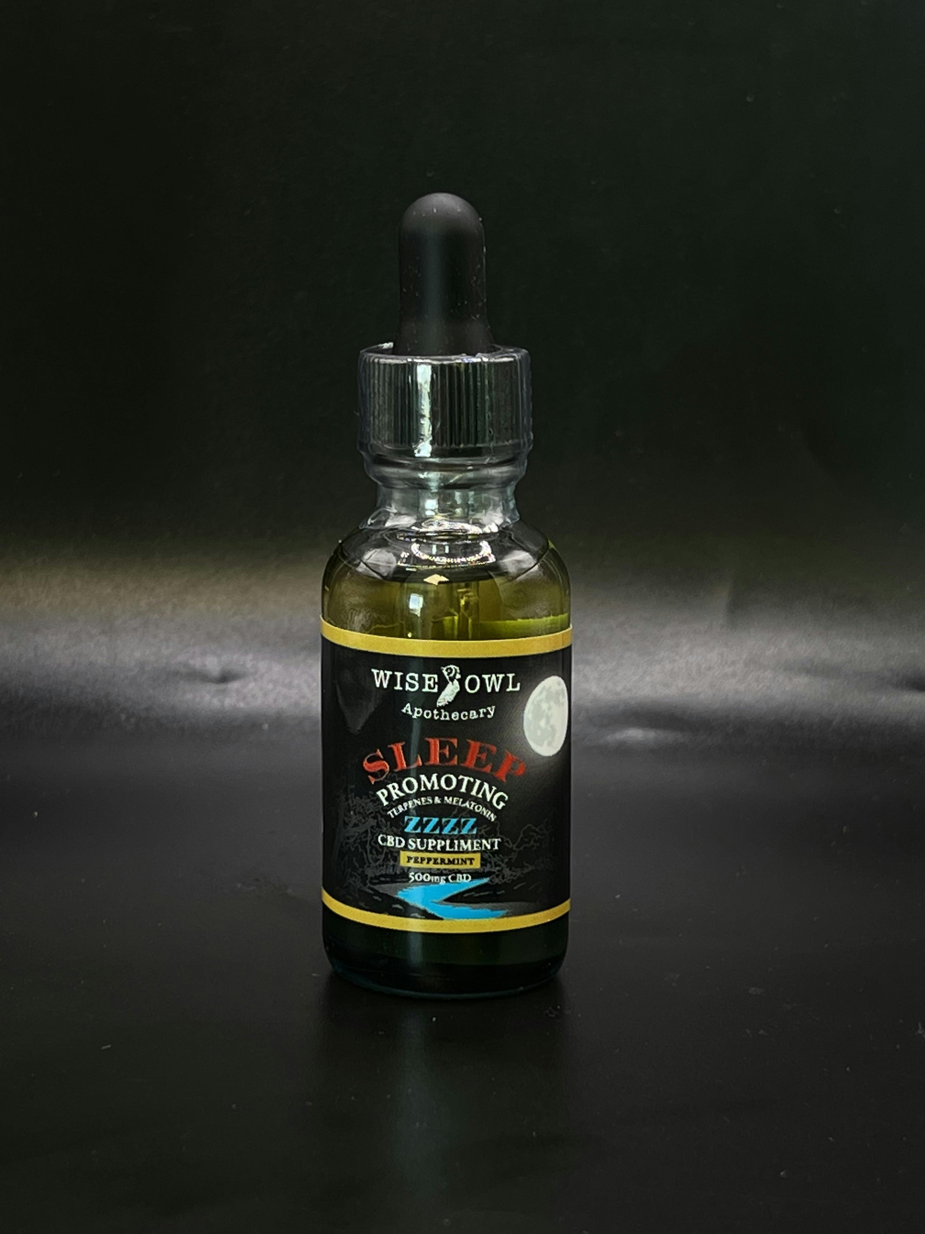 Wise Owl Sleepzzz Tincture 500mg CBD + Melatonin