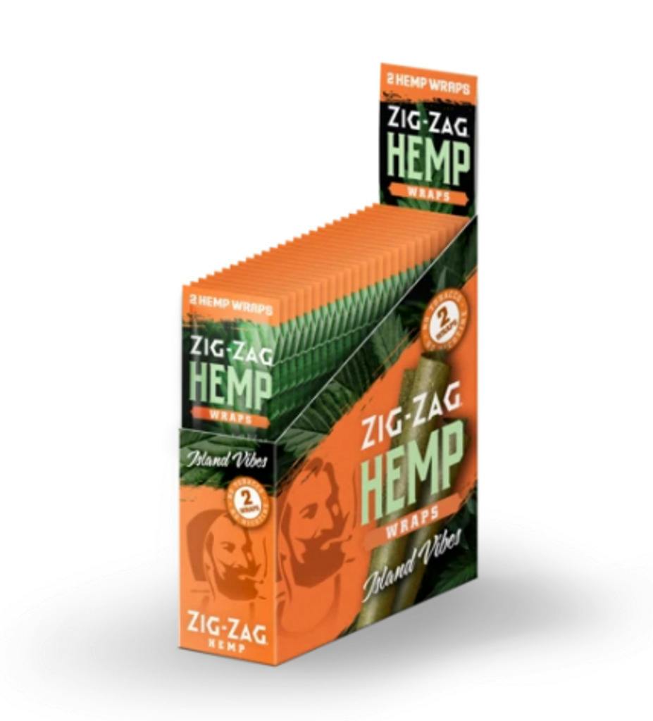 Zig Zag Hemp Blunt Wraps Island Vibes