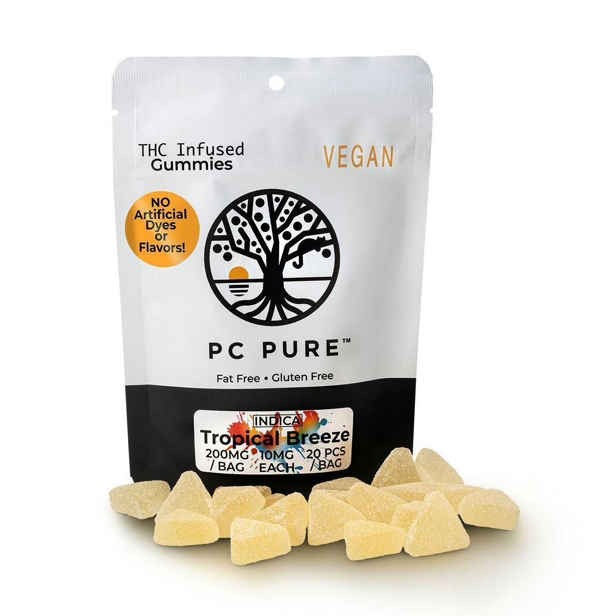 PC Pure Gummies 200mg Tropical Breeze at Emerald Fire Farms and Provisioning Center