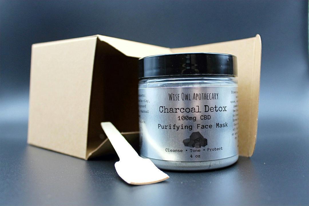 Wise Owl Apothecary CBD Charcoal Face Mask