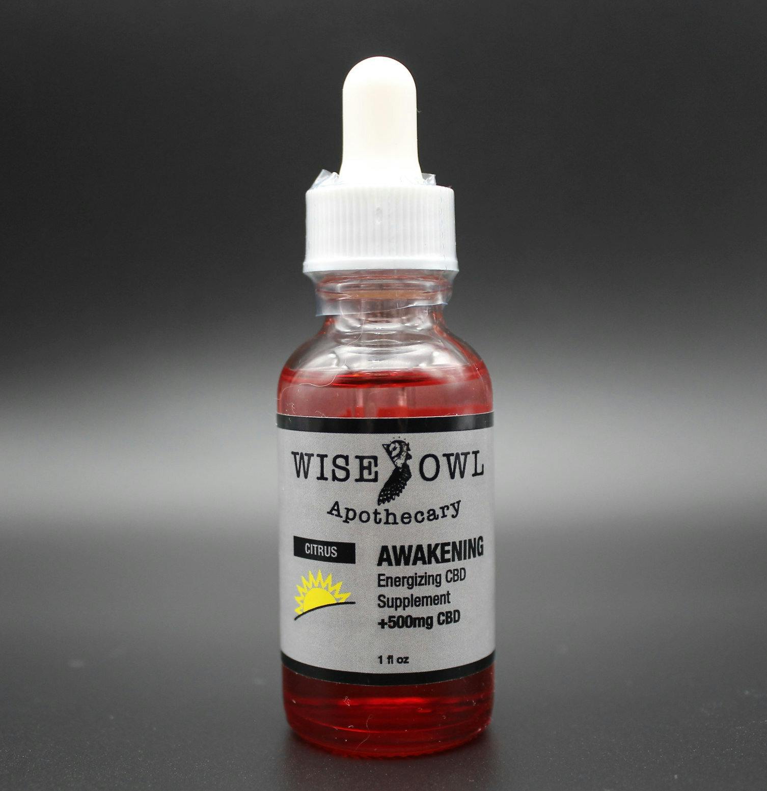 Wise Owl Apothecary CBD Awakening Tincture