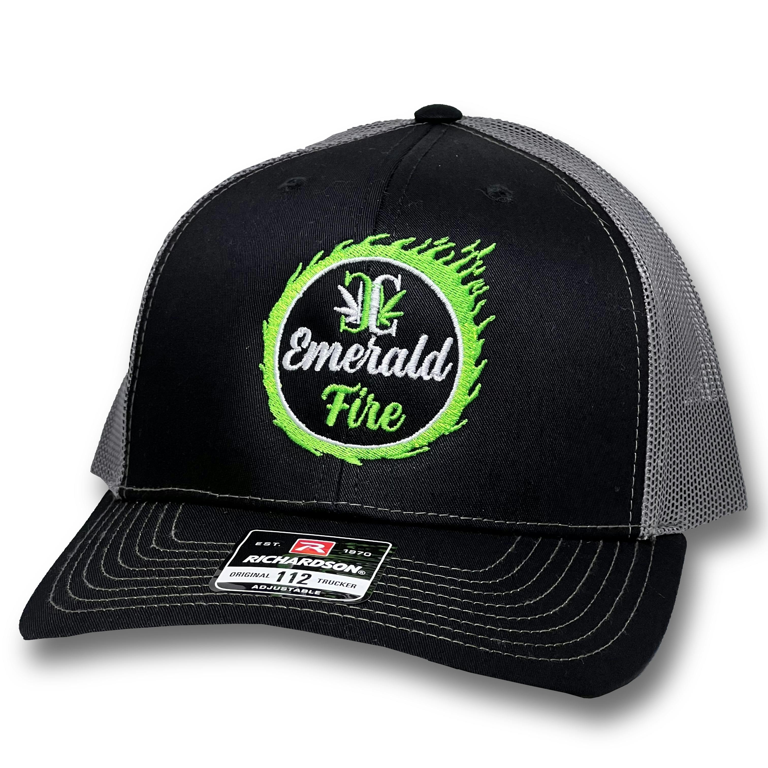 Emerald Fire Farms Hat | Charcoal