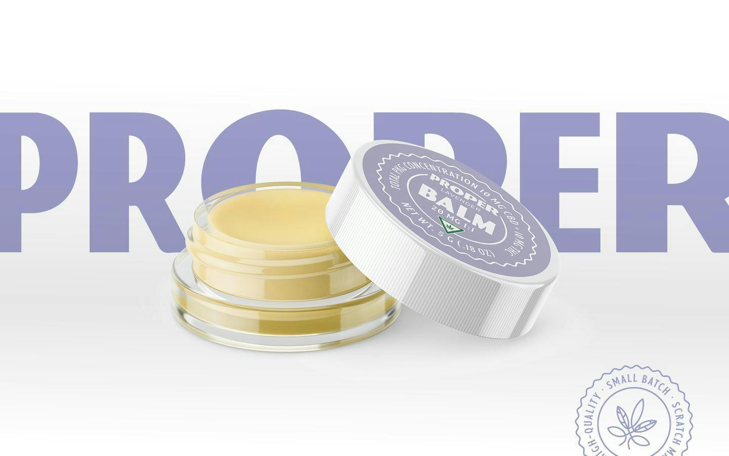Travel Size - Proper Balm Lavender 50MG 1:1