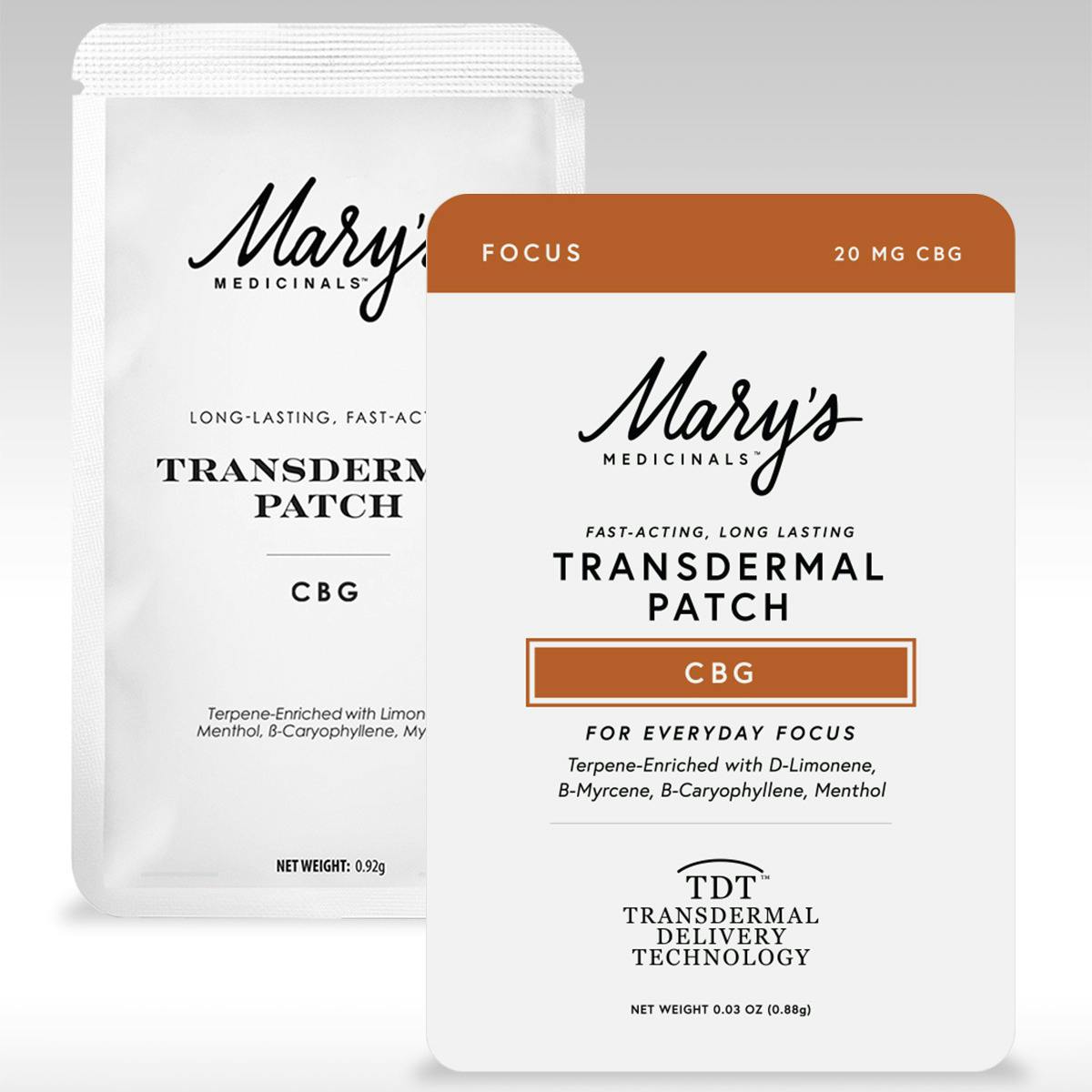 Focus | Transdermal Patch | 20mg CBG